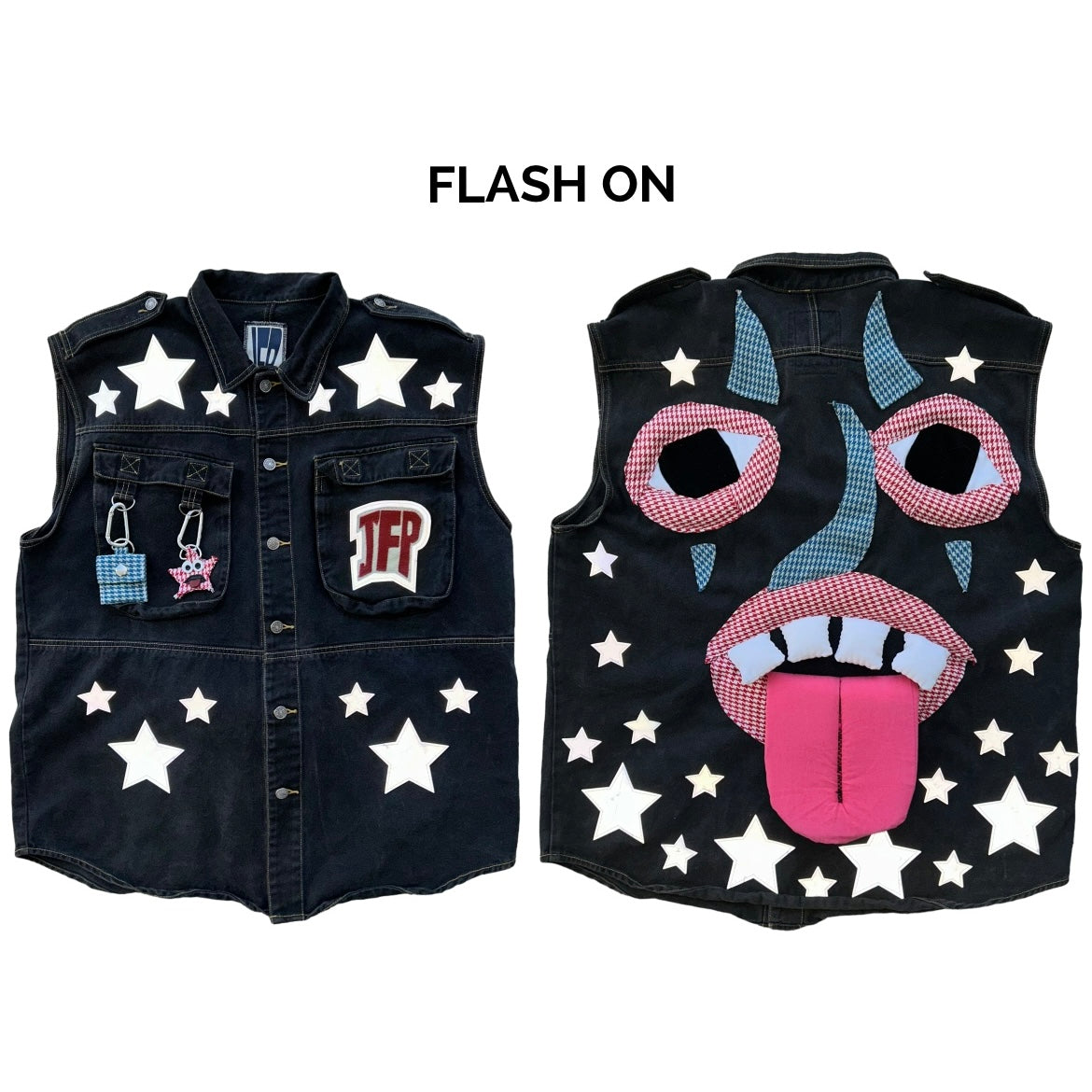 1/1 Grunge Glow Monster Vest (Size XXL)