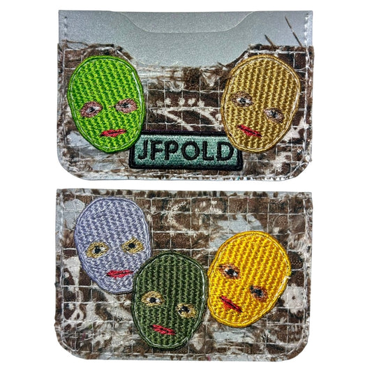Plastered Faces 1/1 Brown 3MM Cardholder