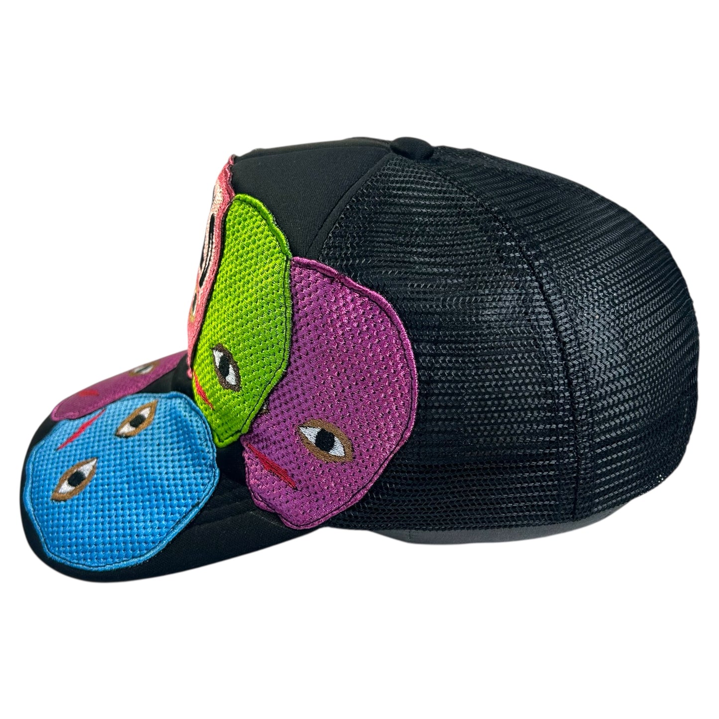 Plastered Faces Black Trucker Hat 1/1