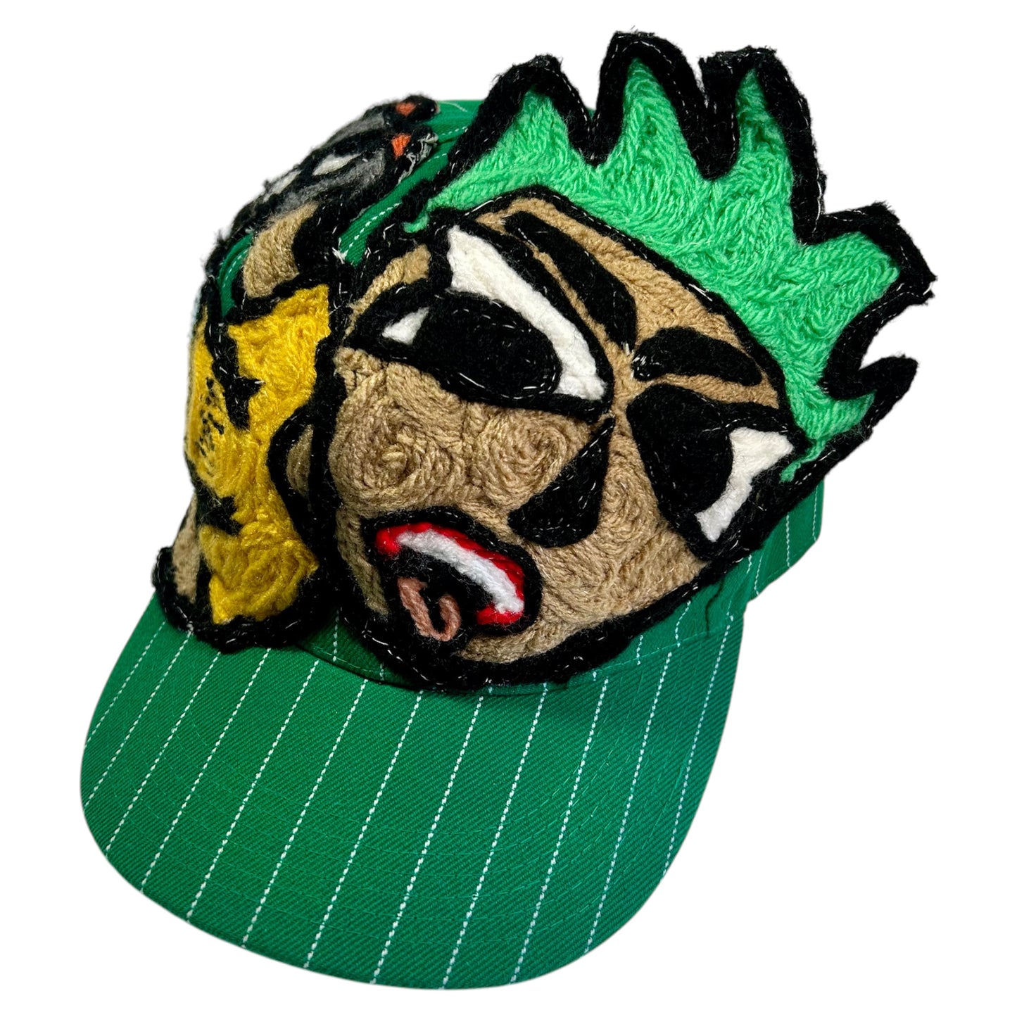 1/1 Rad Dude Green Stripped Hat