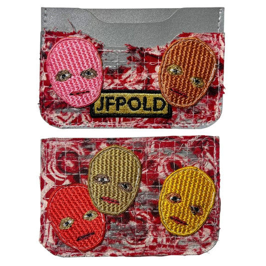 Plastered Faces 1/1 Red 3MM Cardholder