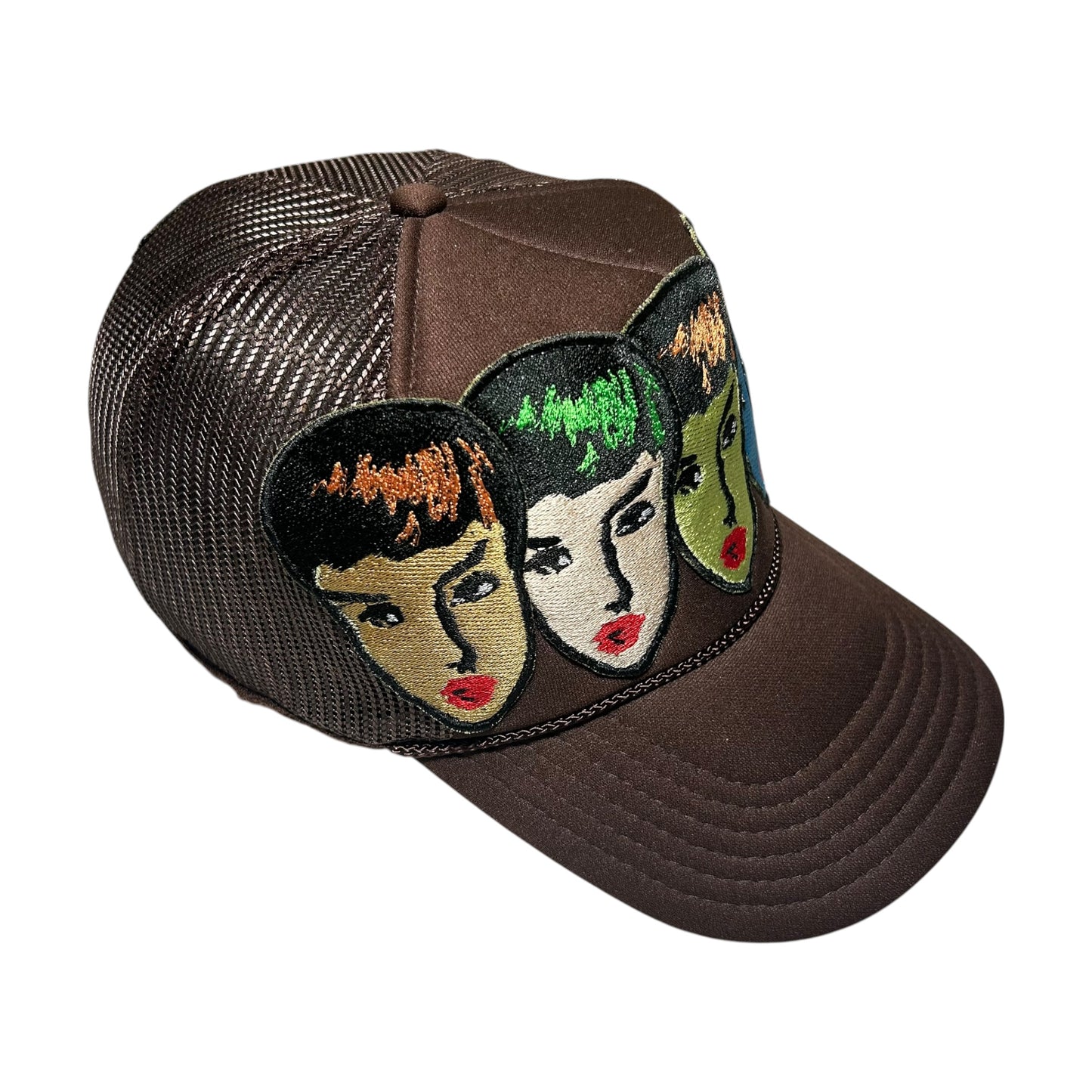 Womanly Beauty Trucker Hat Brown 1/1