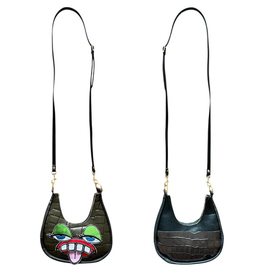 Green Eyeshadow Attitude Crossbody Monster Purse 1/1