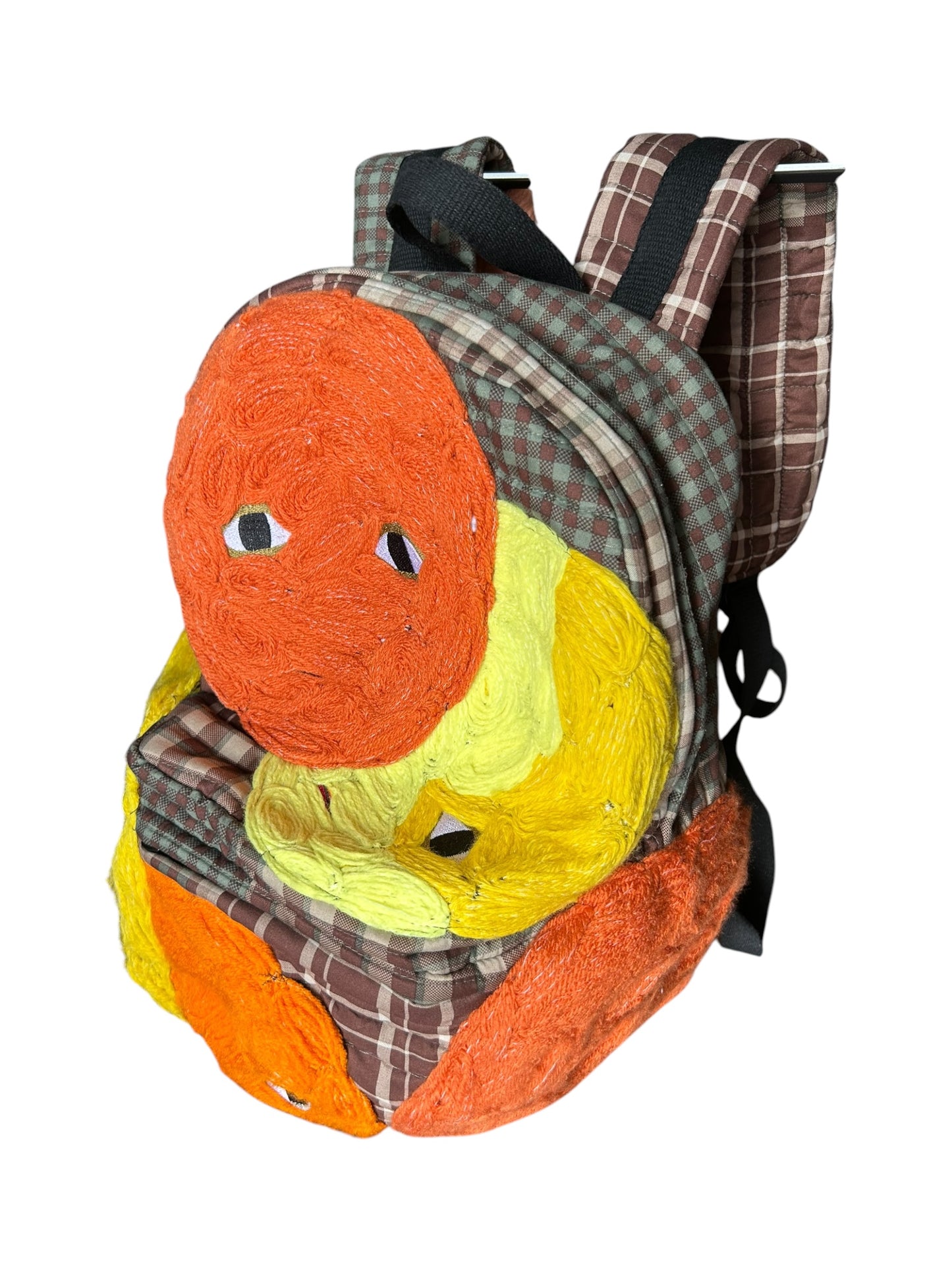 Plastered Faces Backpack Lava 1/1