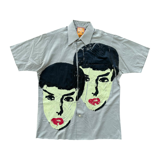 Womanly Beauty 1/1 Button Up (Green Size L)