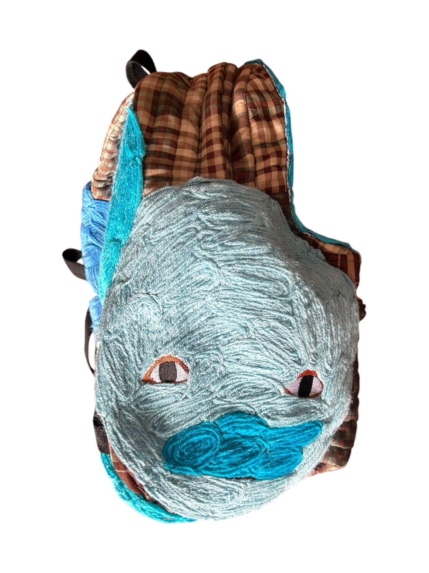 Plastered Faces Backpack Blue 1/1