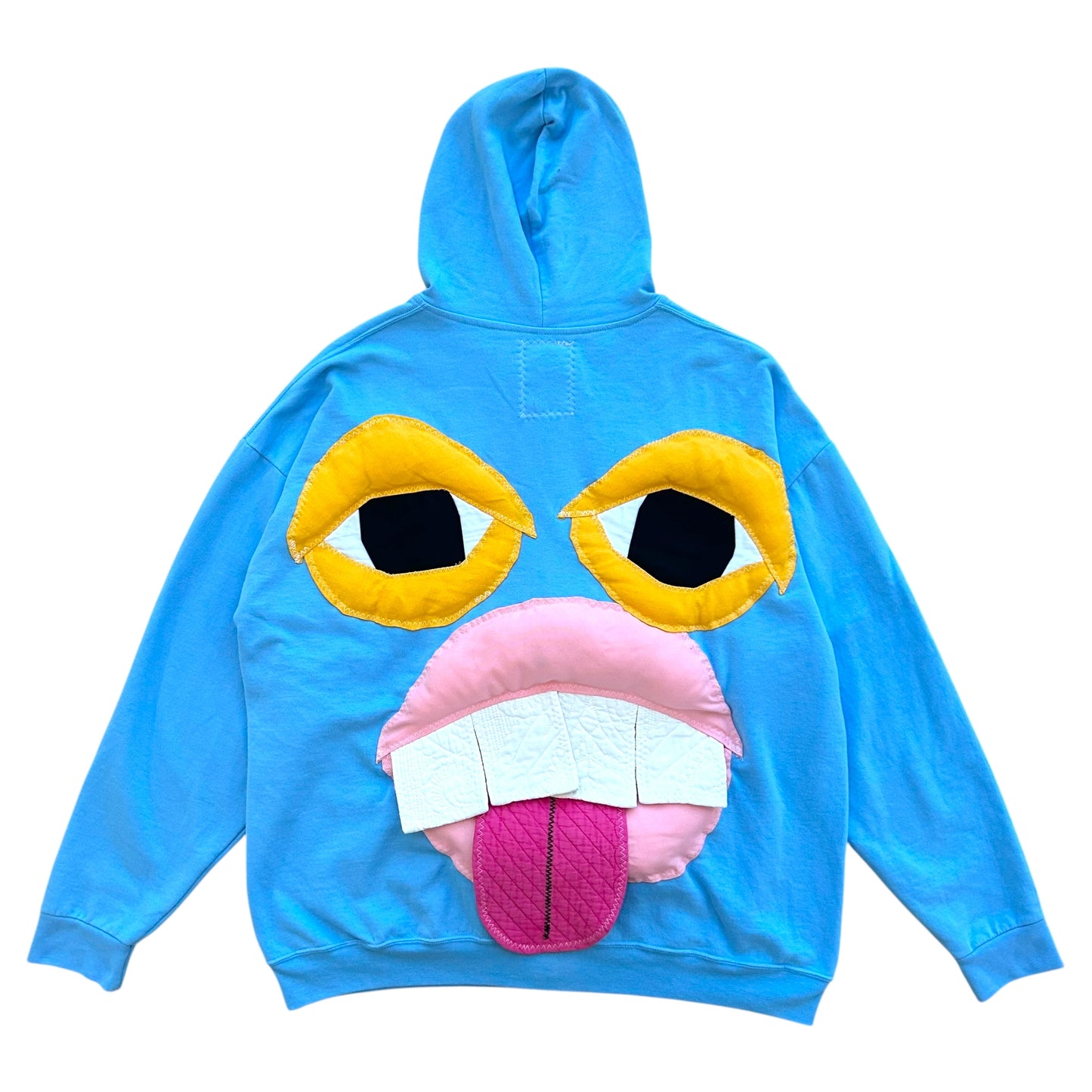 Monster Face Blue Hoodie 1/1 (Size XL)
