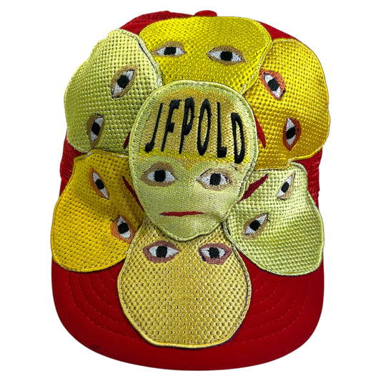 Plastered Faces Red Trucker Hat 1/1