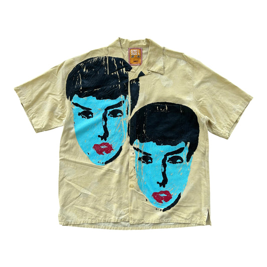 Womanly Beauty 1/1 Button Up (Dark Yellow Size L)