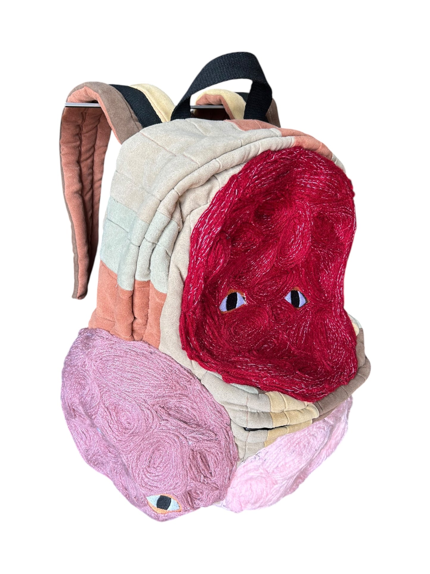 Plastered Faces Backpack Rose 1/1