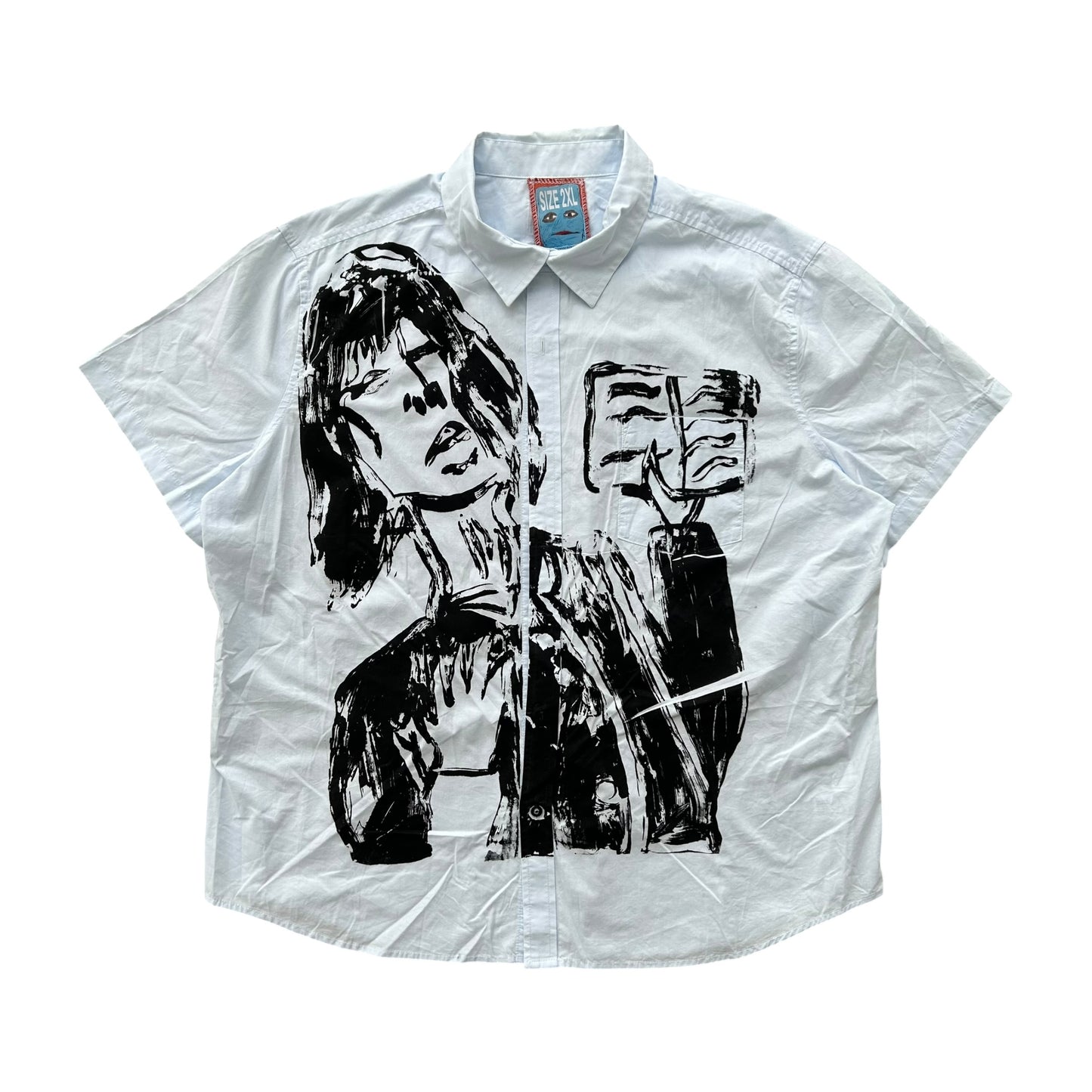Sacred Book 1/1 Button up (Light Blue Size 2XL)
