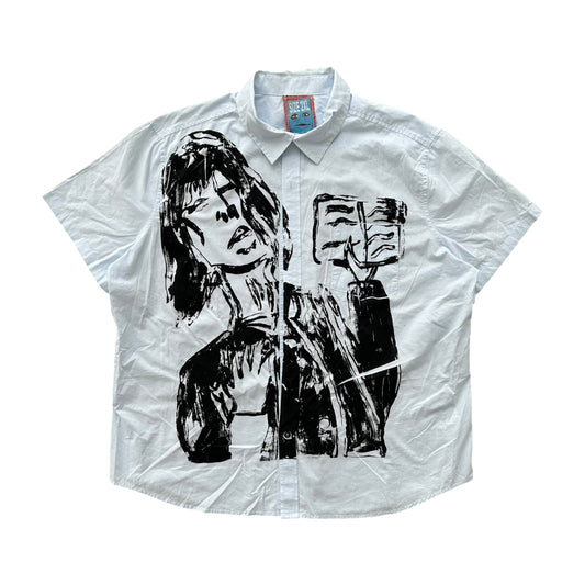 Sacred Book 1/1 Button up (Light Blue Size 2XL)