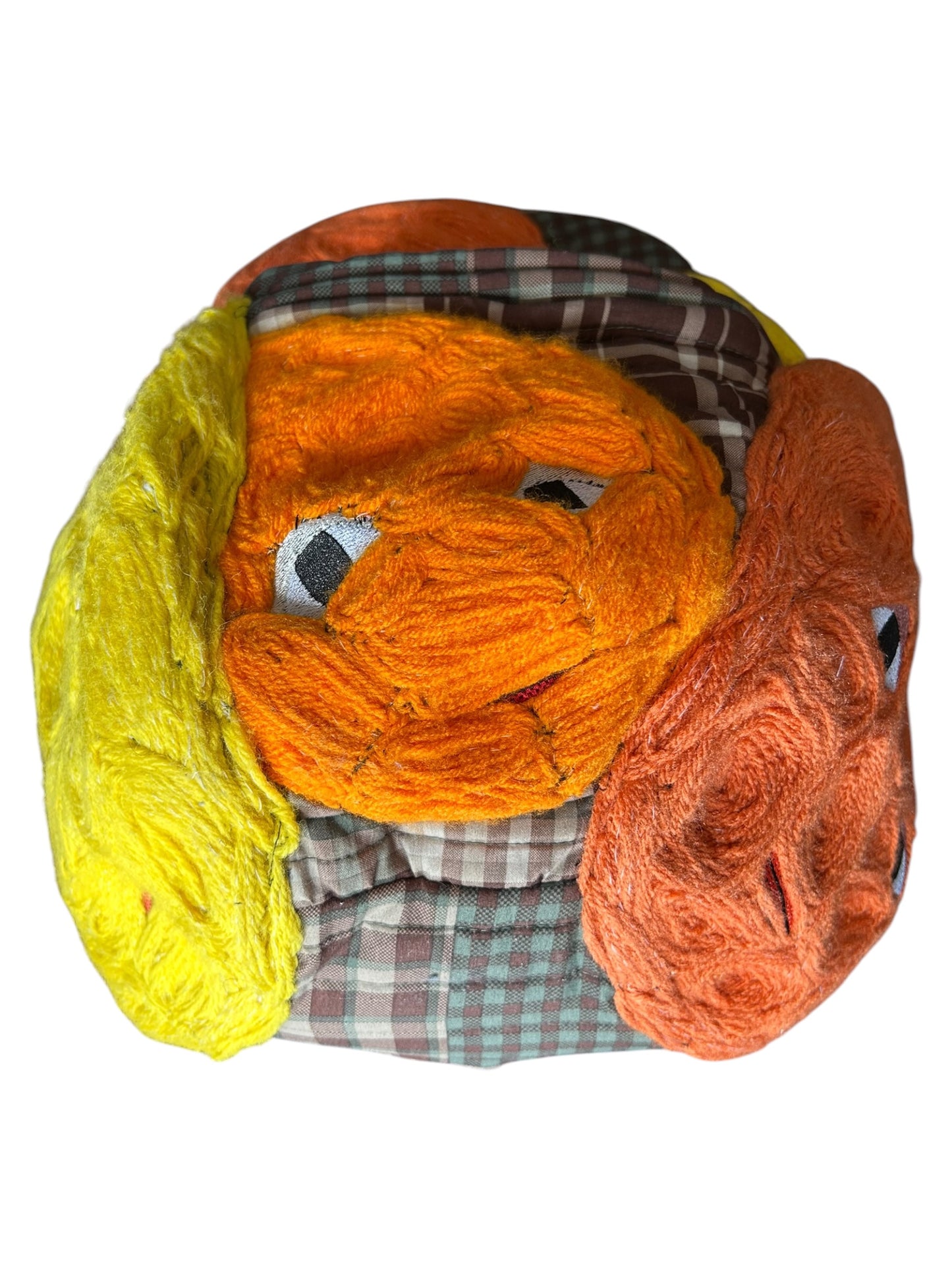 Plastered Faces Backpack Lava 1/1