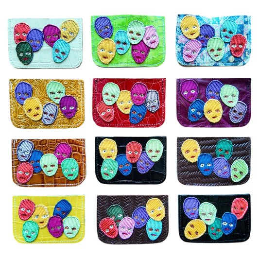 Plastered Faces Cardholders (1-12)