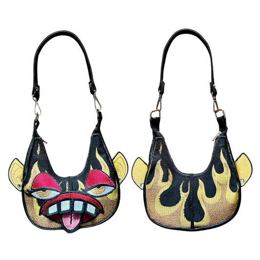 Flaming Yellow Goblin Purse 1/1