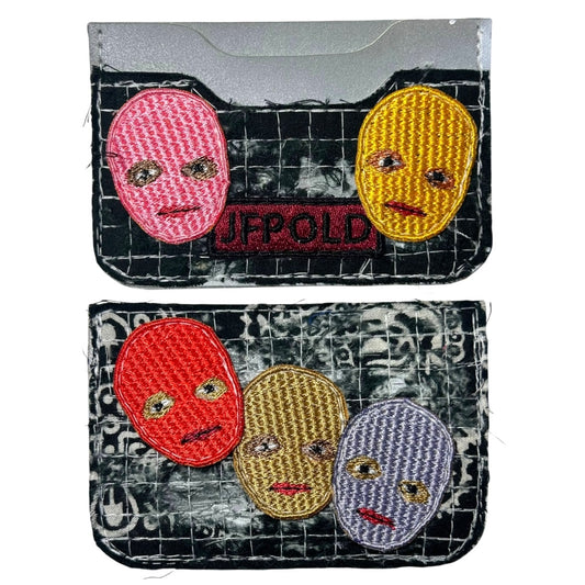Plastered Faces 1/1 Black 3MM Cardholder