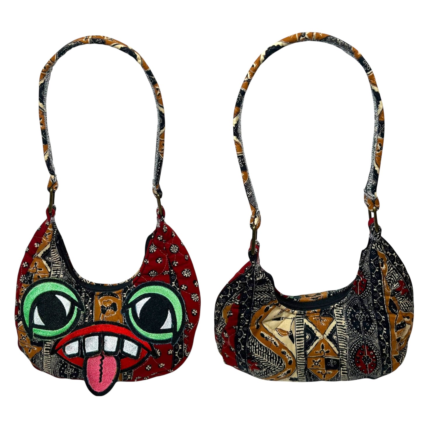 Monster Face 1/1 Small Handbag