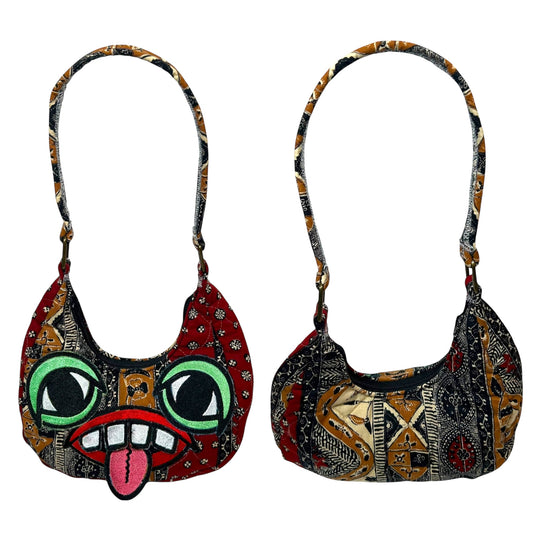 Monster Face 1/1 Small Handbag