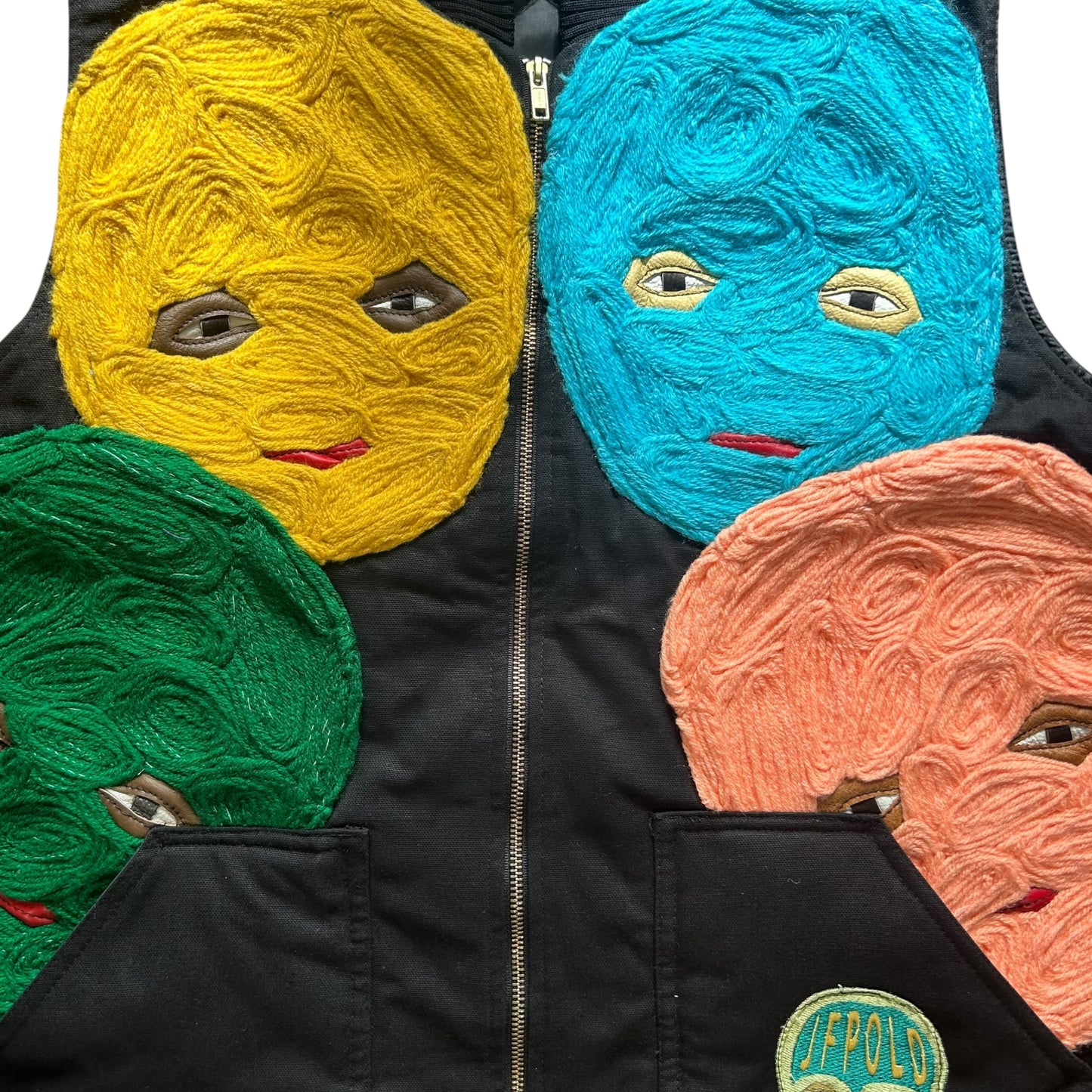 Plastered Faces Black Vest 1/1 - Size L