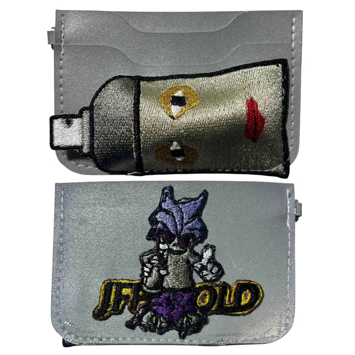 Spray Paint Runner 1/1 Reflective Lighter Pocket Cardholder