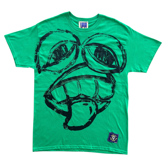 Monster Face 1/1 Forest Green T-shirt (Size L)