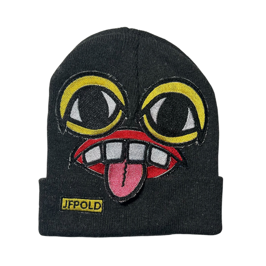 Monster Face Gray Beanie 1/1