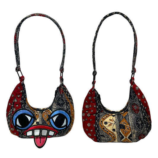 Monster Face 1/1 Small Handbag