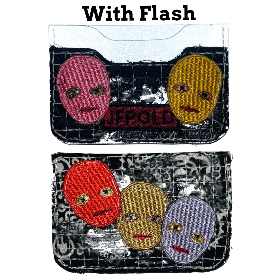 Plastered Faces 1/1 Black 3MM Cardholder