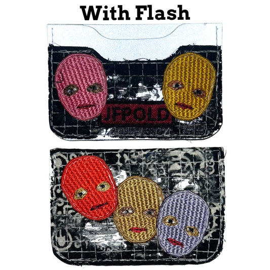 Plastered Faces 1/1 Black 3MM Cardholder