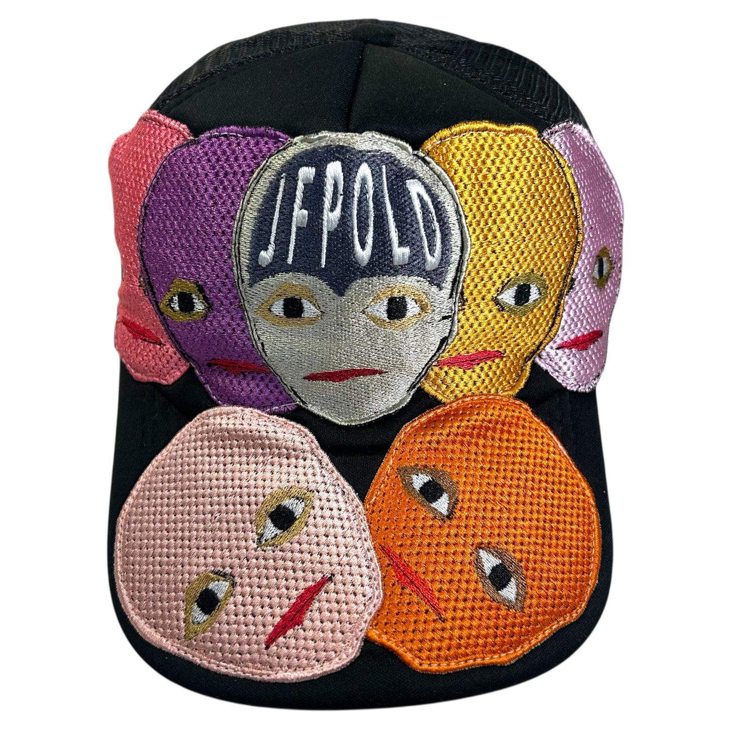 Plastered Faces Black Trucker Hat 1/1