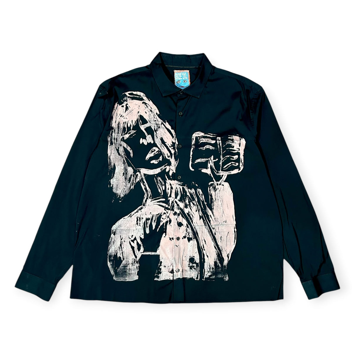 Sacred Book 1/1 Button up Black/Pink (Size 2XL)