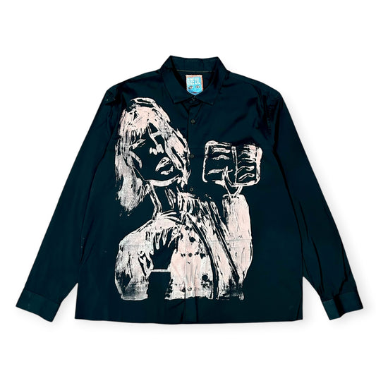 Sacred Book 1/1 Button up Black/Pink (Size 2XL)