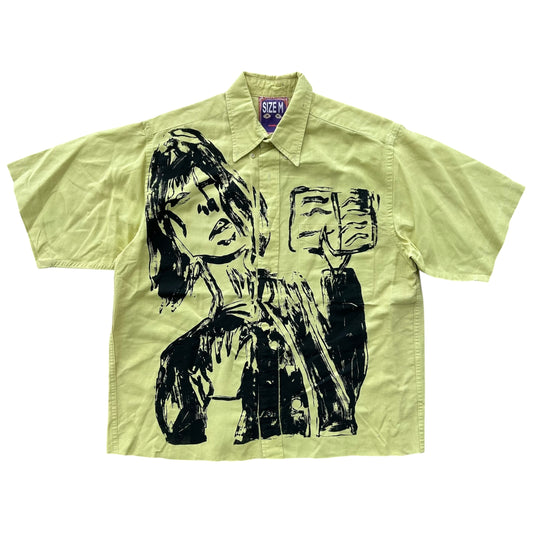 Sacred Book 1/1 Button up (Lime Green Size M)