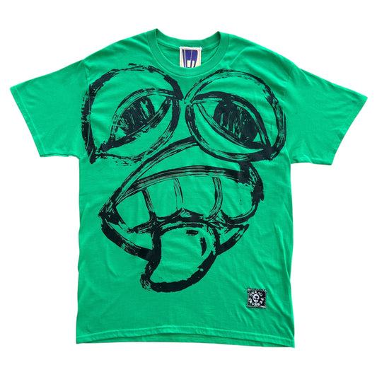 Monster Face 1/1 Forest Green T-shirt (Size L)