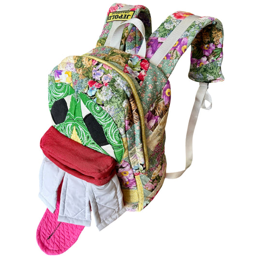 Monster backpack Floral 1/1