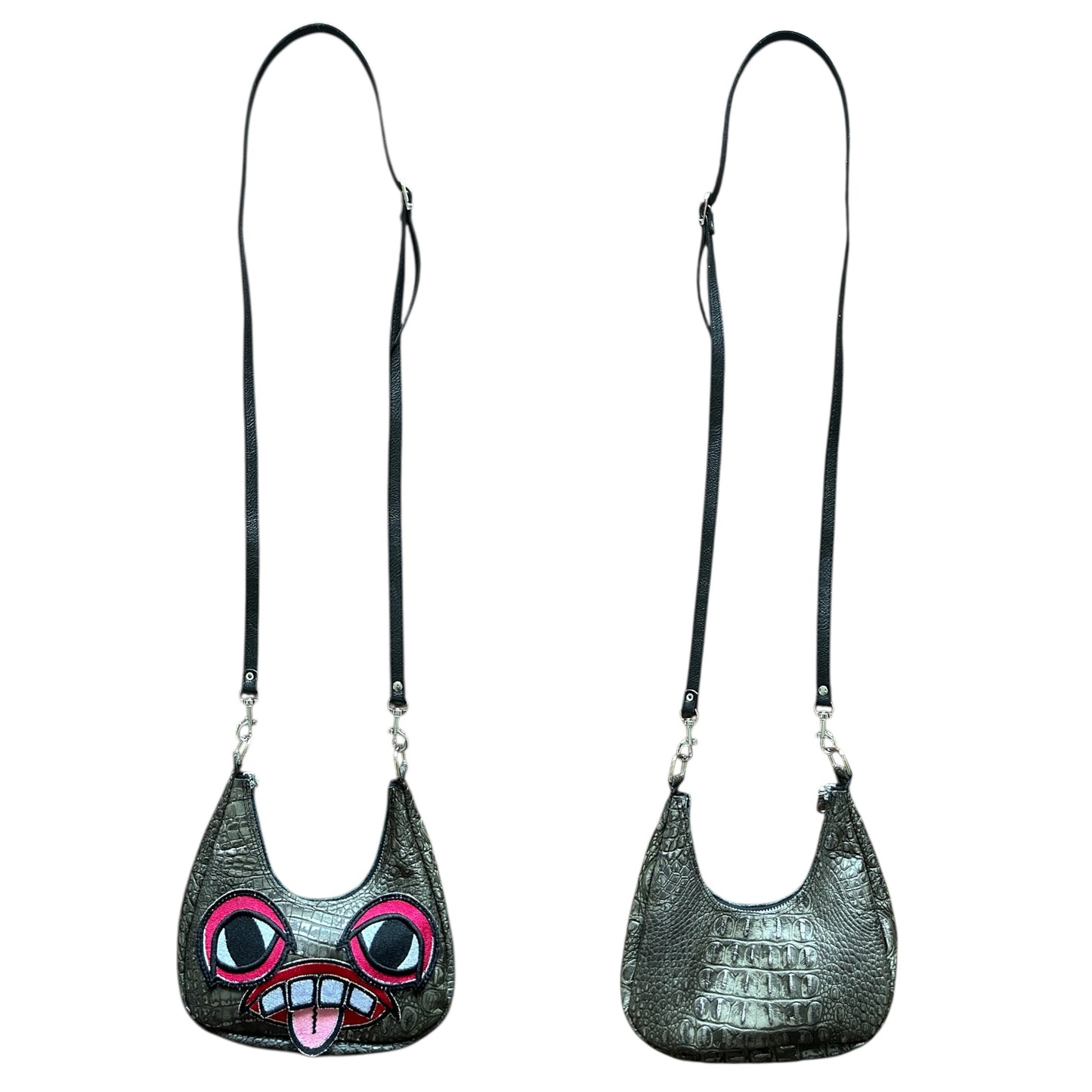 Red Eye Crocodile Crossbody Monster Purse 1/1