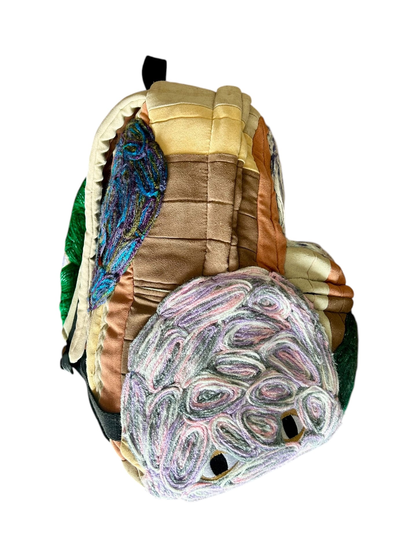 Plastered Faces Backpack Soft Toned 1/1
