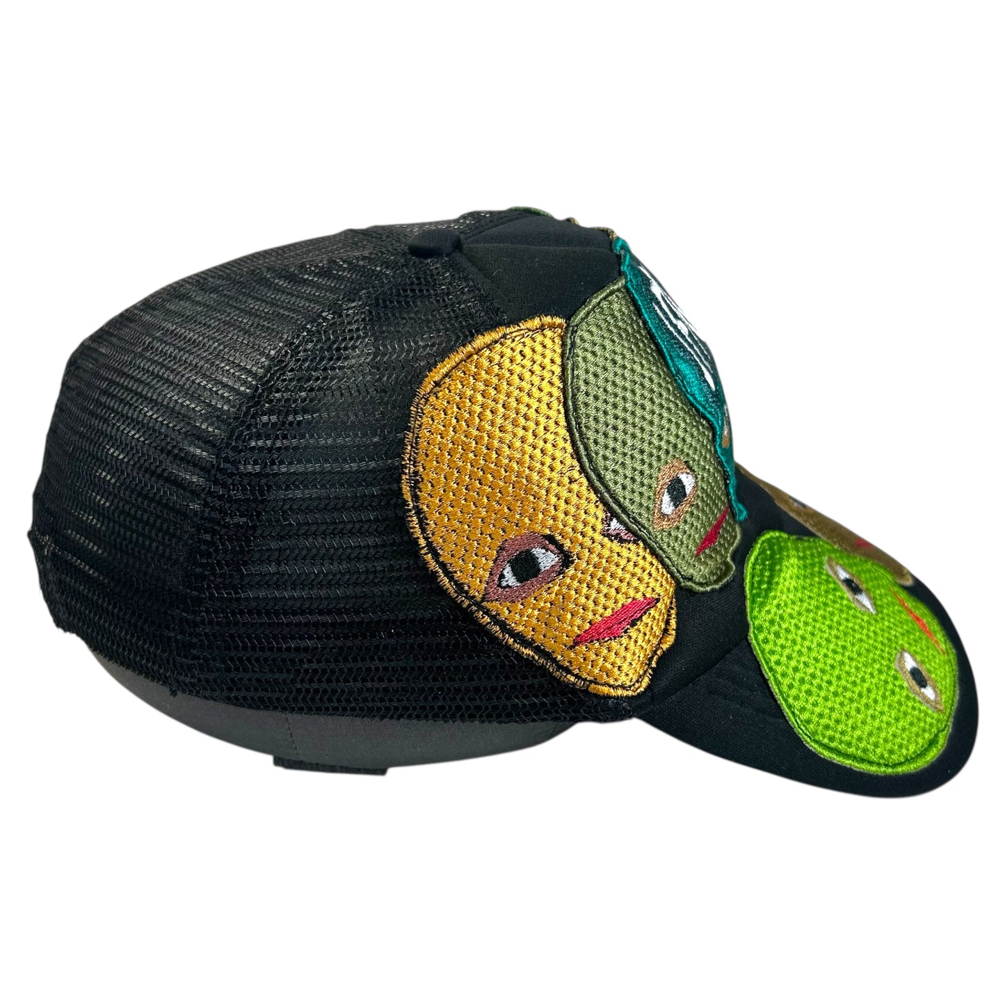 Plastered Faces Black Trucker Hat 1/1