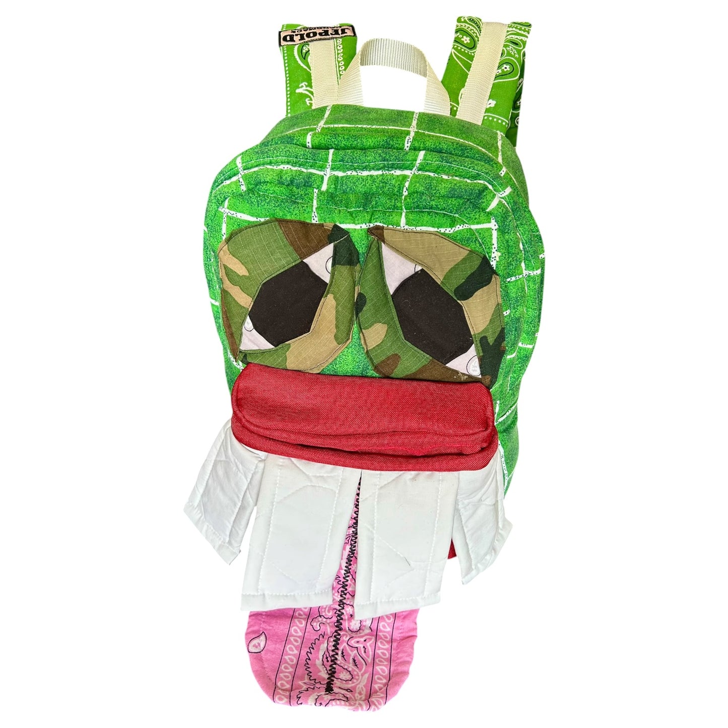 Monster backpack Plaid Army 1/1
