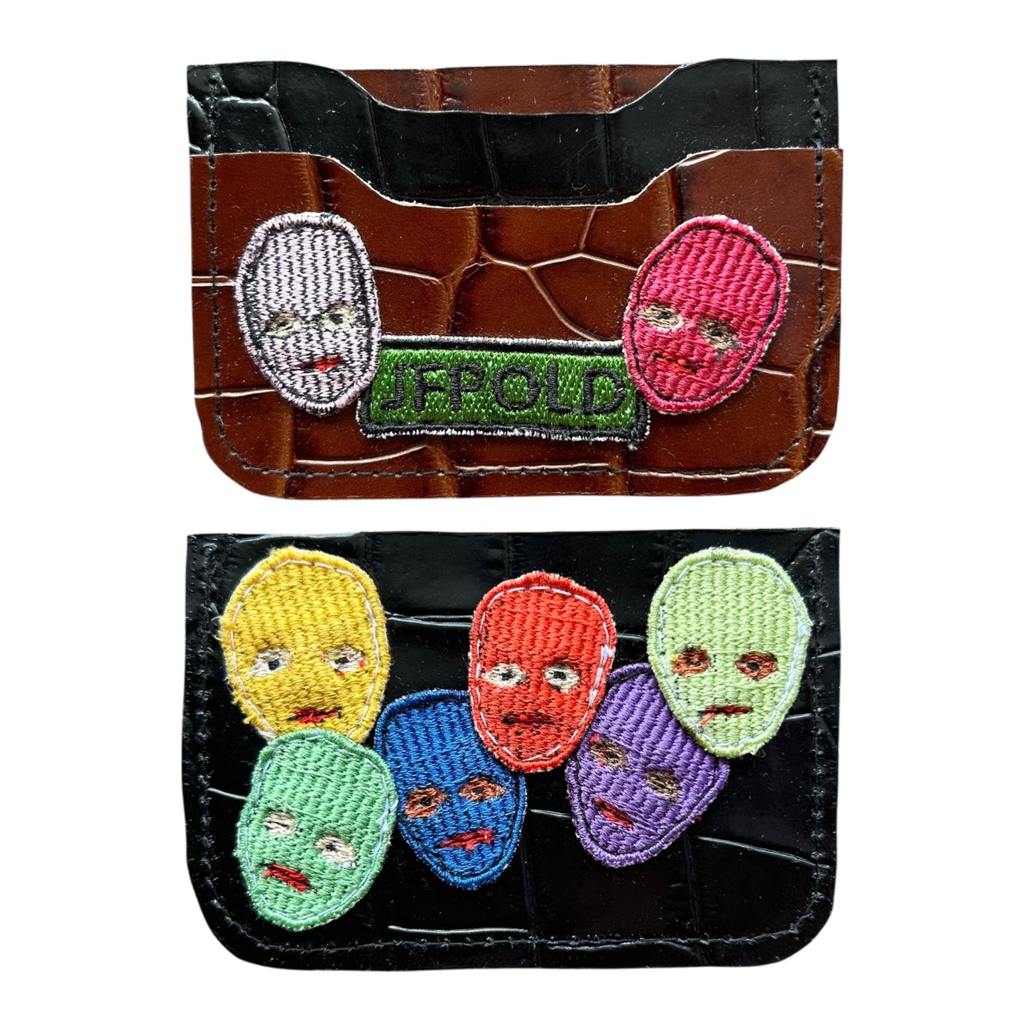 Plastered Faces Cardholders (1-12)