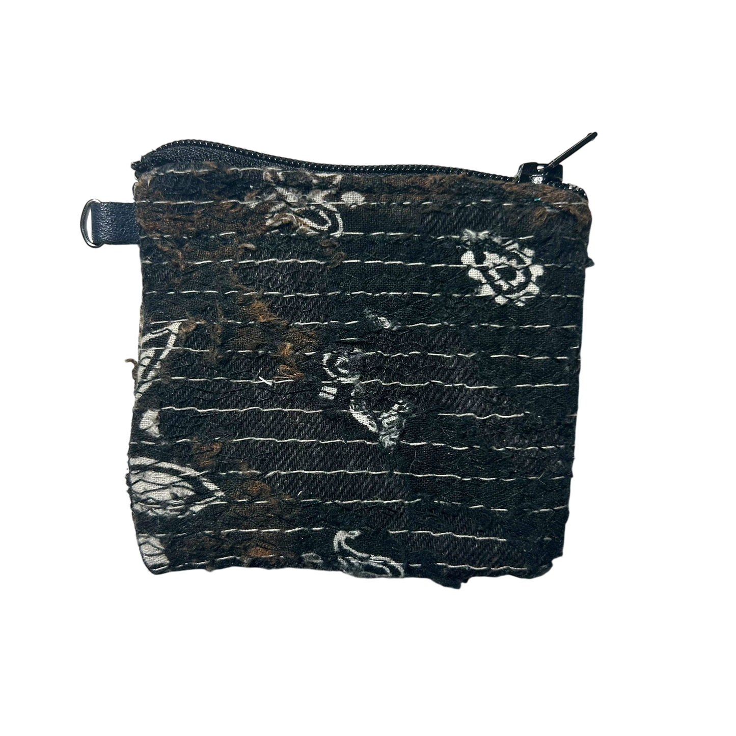 Monster Face 1/1 Black Keychain Pouch