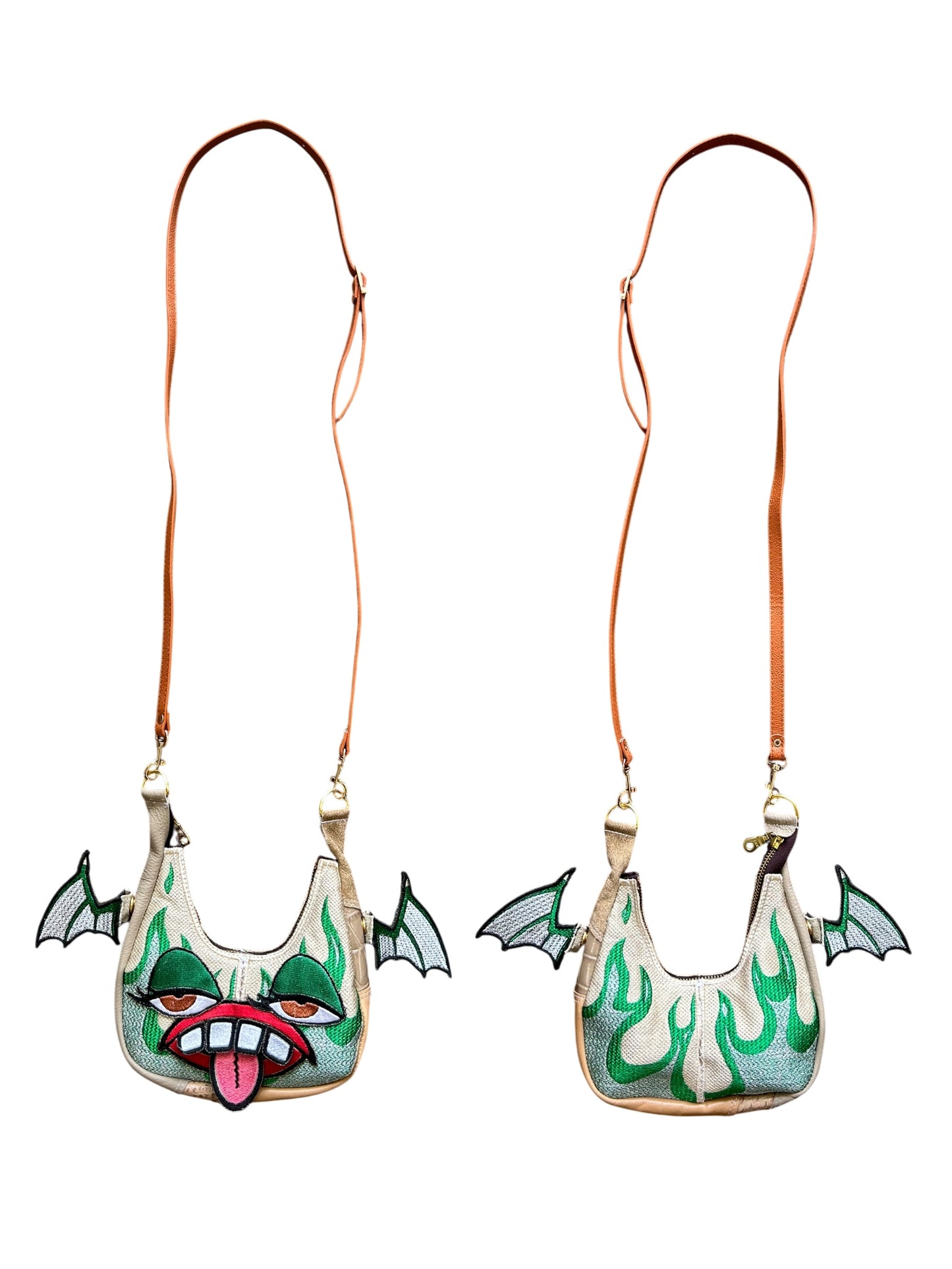 Flaming Monster Purse 1/1