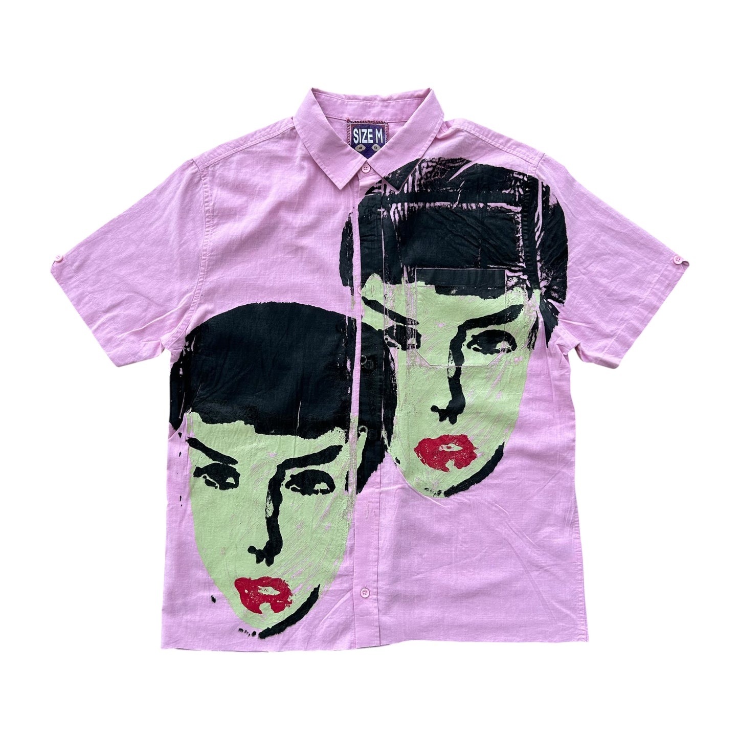Womanly Beauty 1/1 Button Up (Pink Size M)
