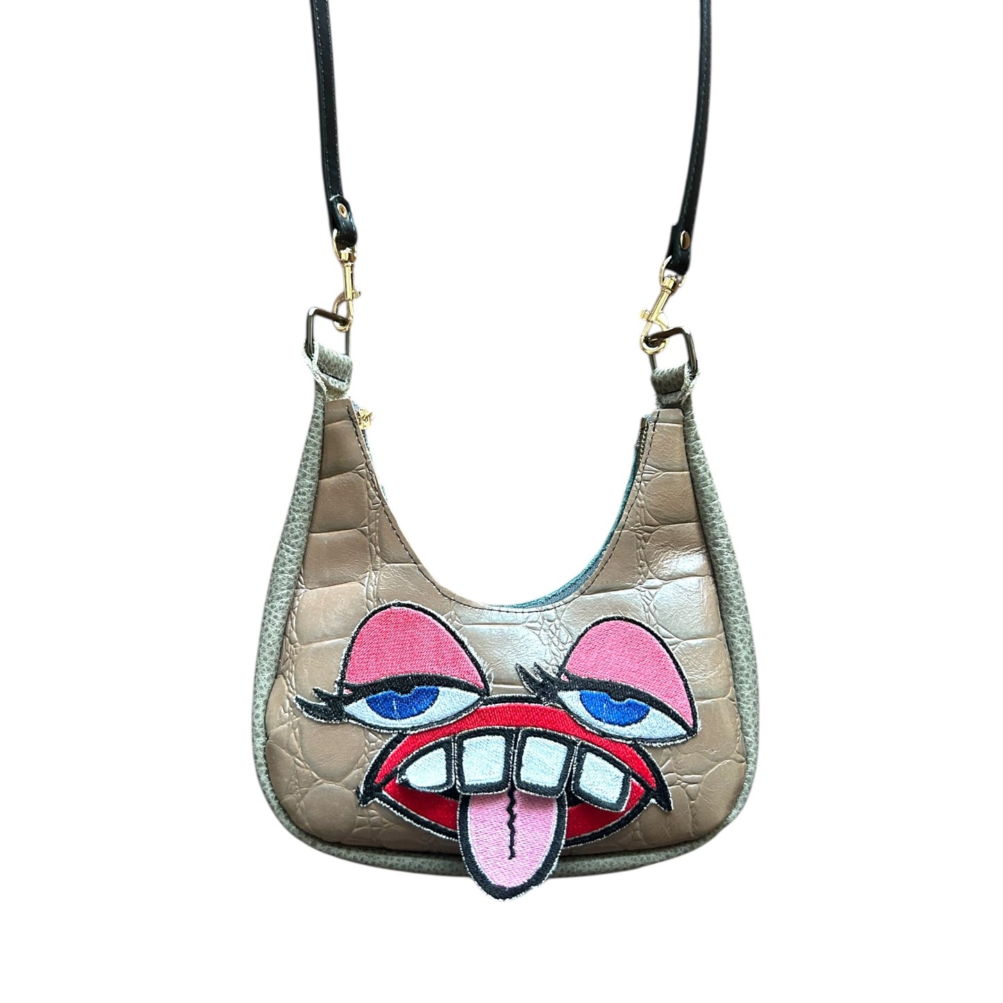 Pink Eyeshadow Attitude Crossbody Monster Purse 1/1