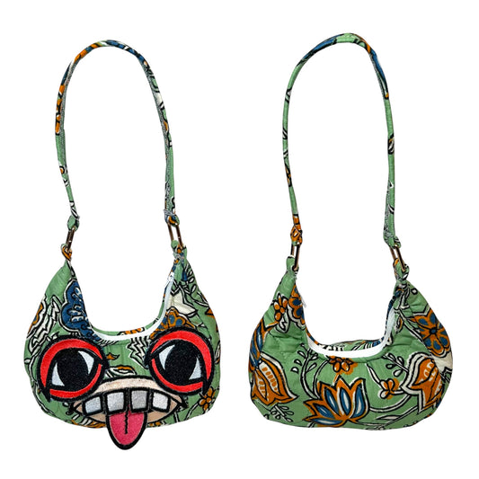 Monster Face 1/1 Small Handbag