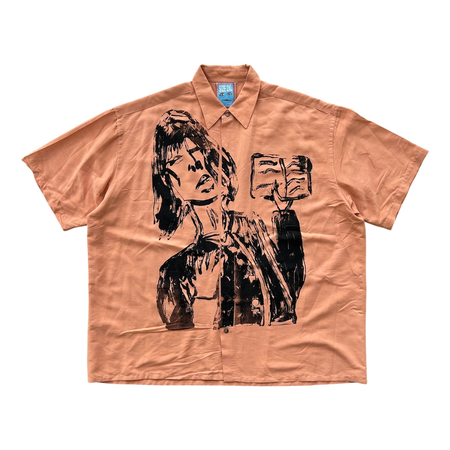 Sacred Book 1/1 Button up (Orange Size 2XL)