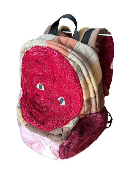 Plastered Faces Backpack Rose 1/1