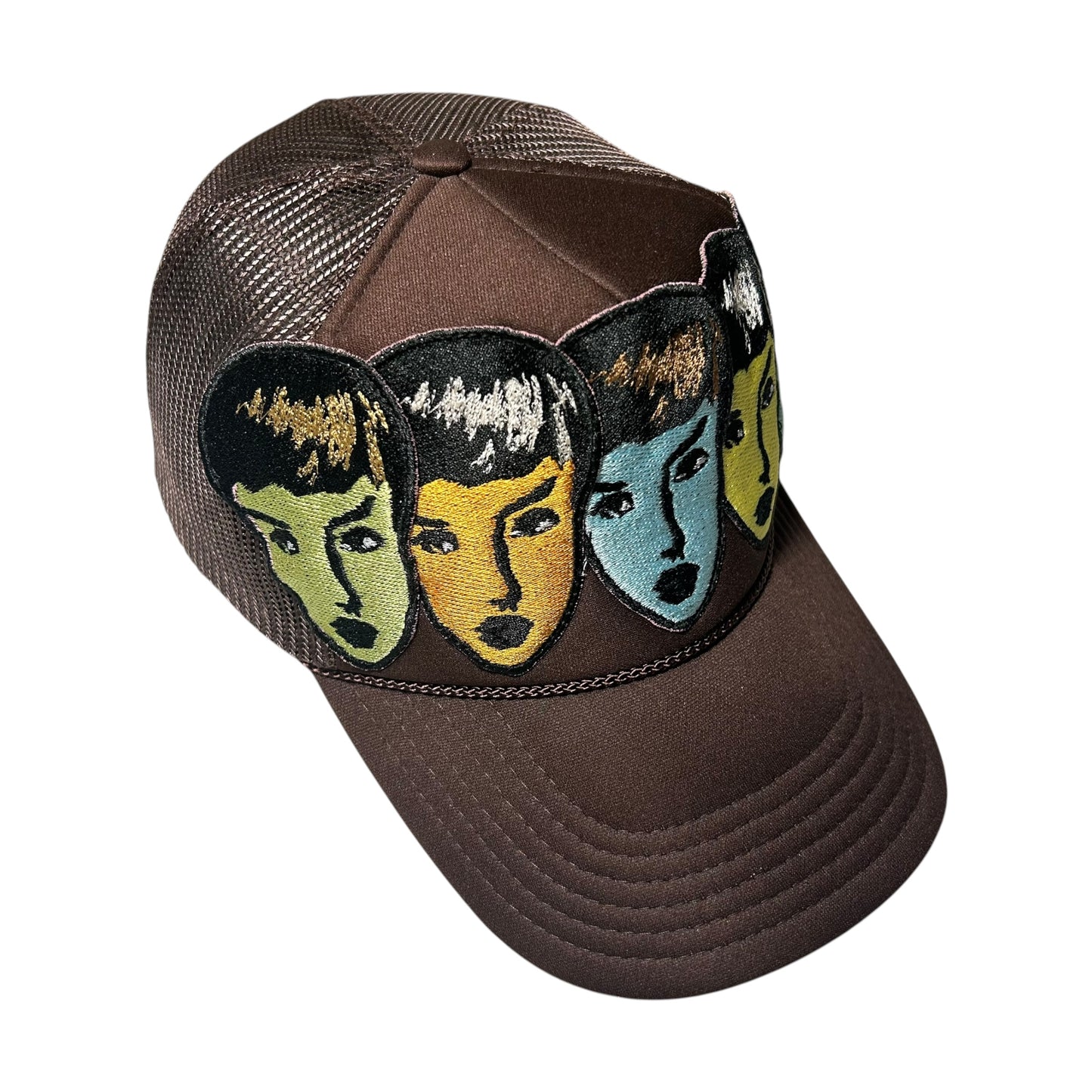 Womanly Beauty Trucker Hat Brown 1/1