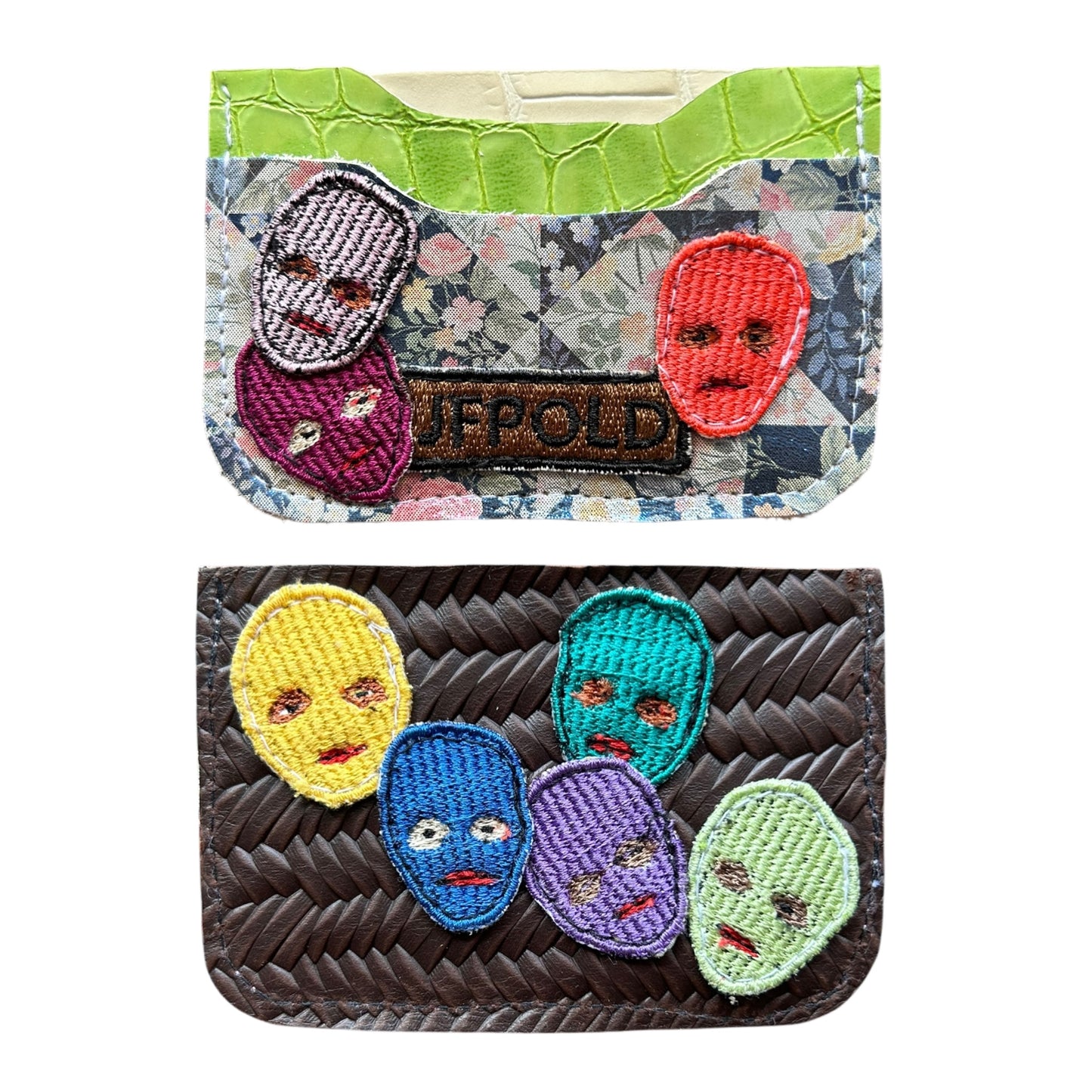Plastered Faces Cardholders (1-12)