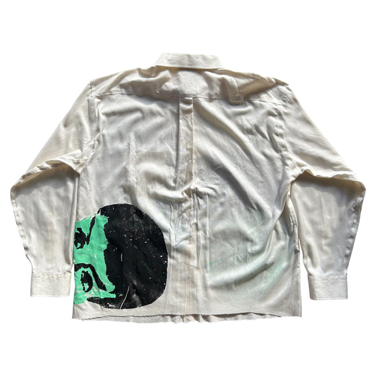 Womanly Beauty 1/1 White Button Up (Size XL)